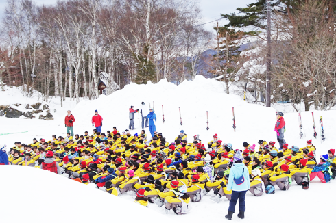 スキーレッスン