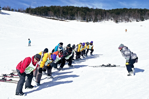 スキーレッスン