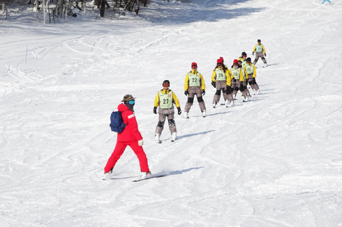 スキーレッスン